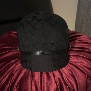 Coach Black Monogram Women's Hat